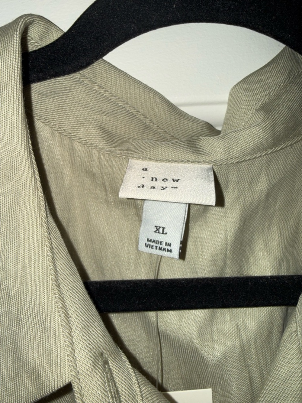 a new day Olive/Sage Green Button-Front Midi /Maxi Dress - Picture 2 of 7